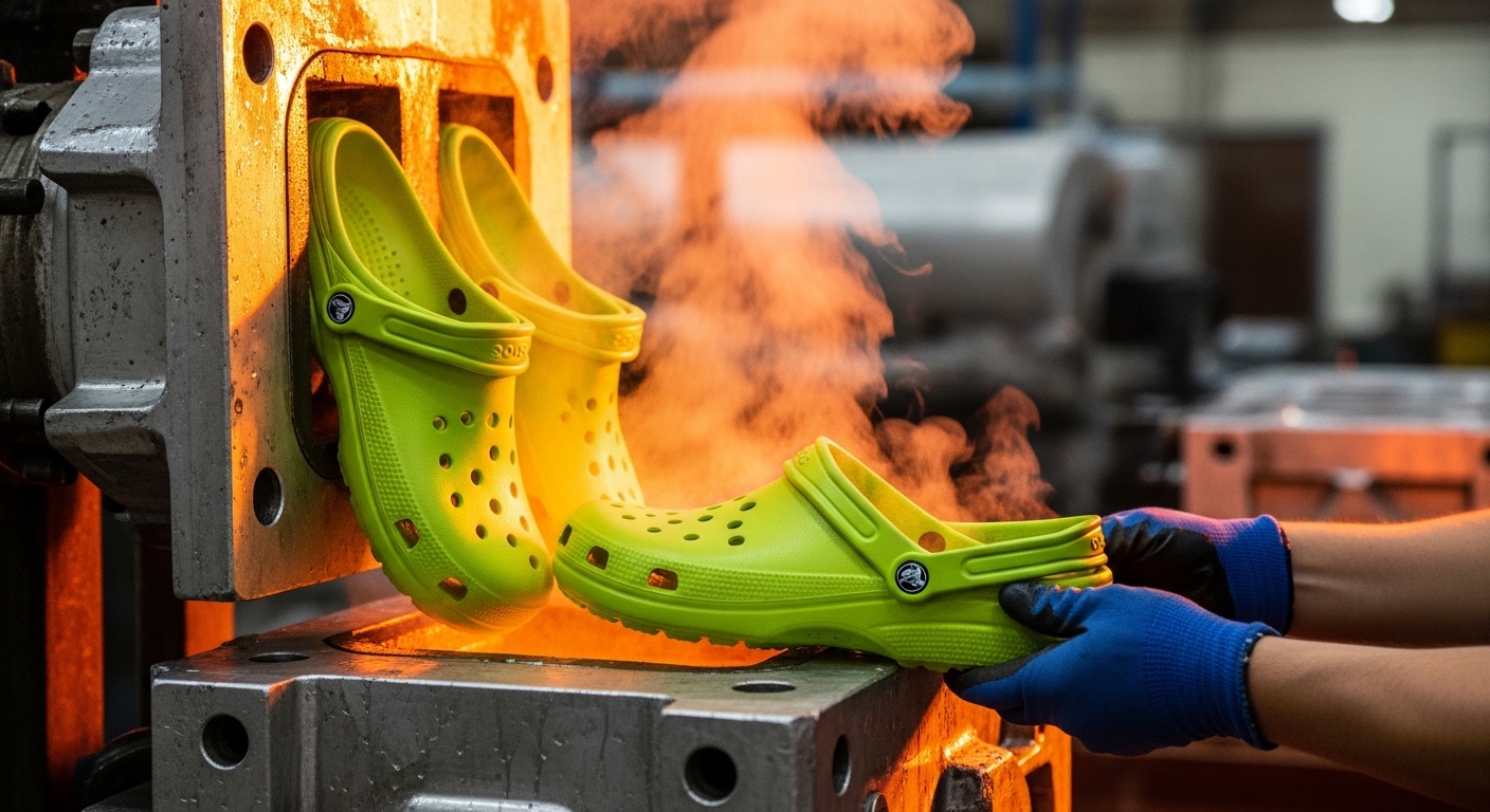 Hot mould manufacturing process